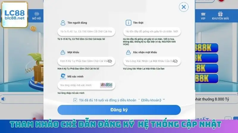 Tham khảo chỉ dẫn đăng ký hệ thống cập nhật