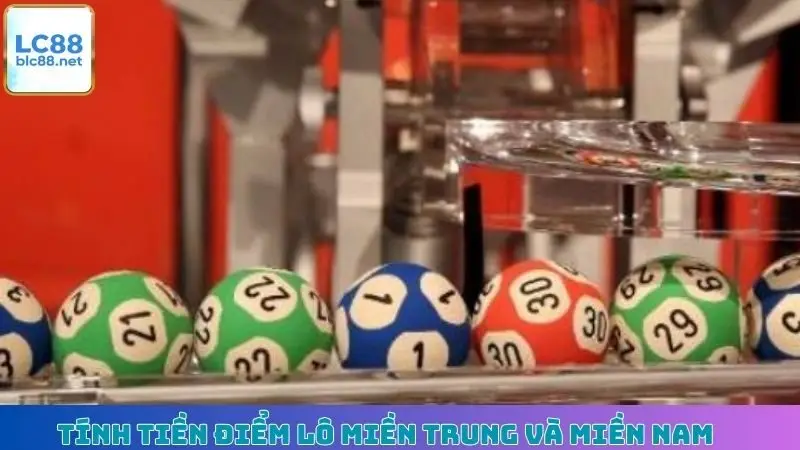 Tính tiền điểm lô miền Trung và miền Nam